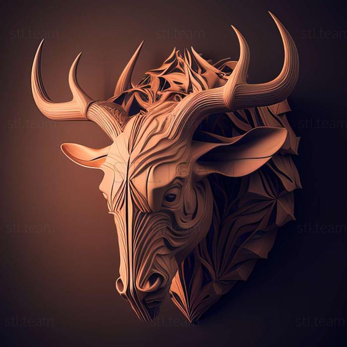 3D model Osbornoceros osborni (STL)